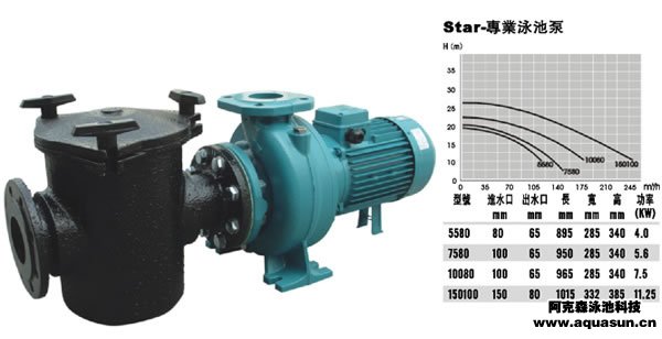 西班牙＂亚士霸＂ESPA全金属泳池专用水泵