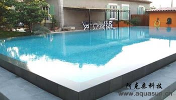 私家游泳池设计，别墅游泳池设备，北京阿克森泳池科技